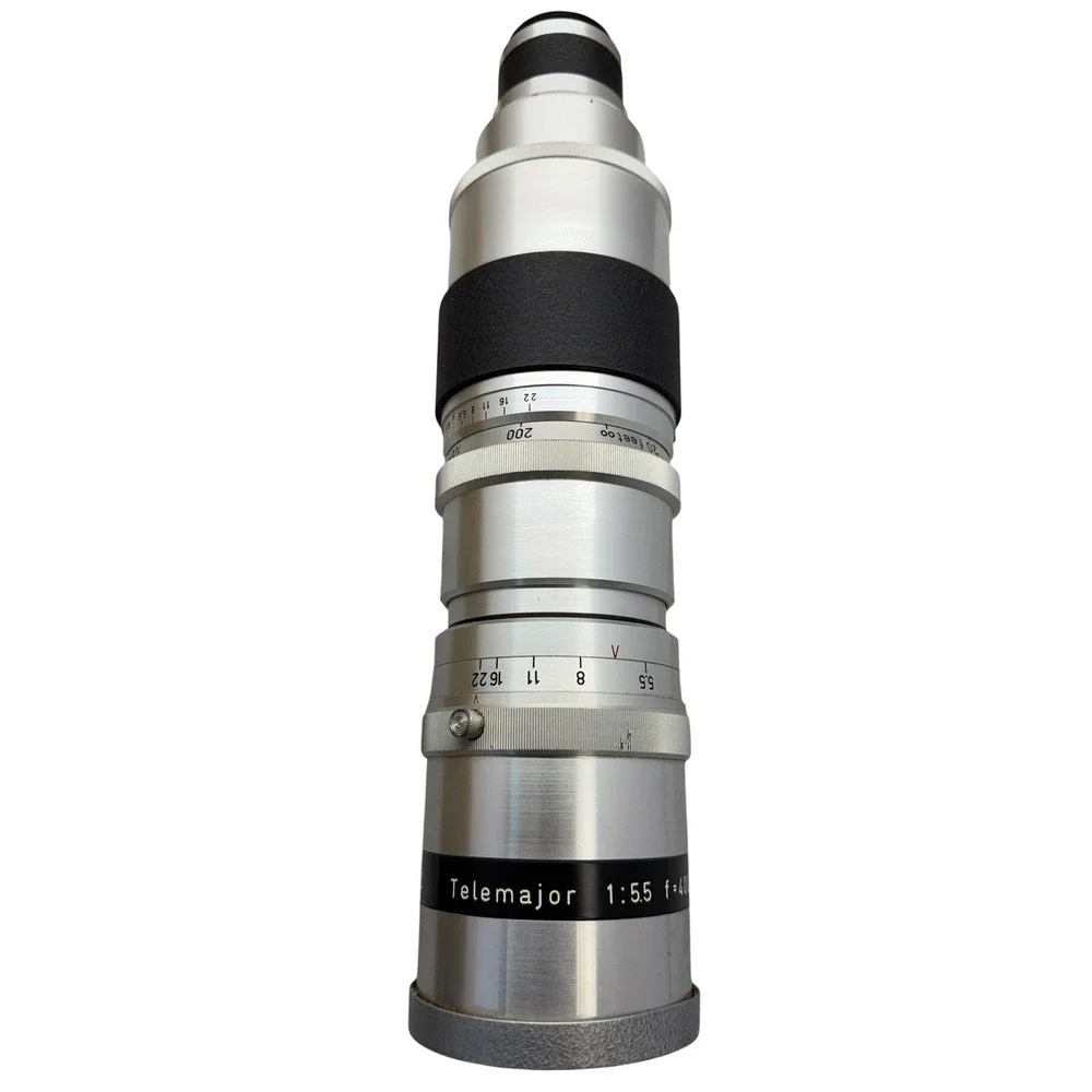 Vintage Tele-Astra Telemajor 400mm f5.5 Lens West Germany Exakta Mount Silver